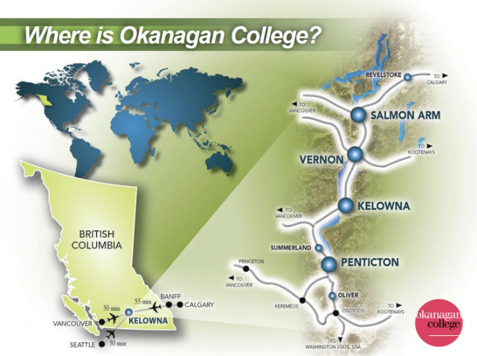 Okanagan College Location