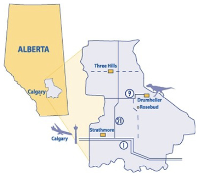 Golden Hills School Division Map