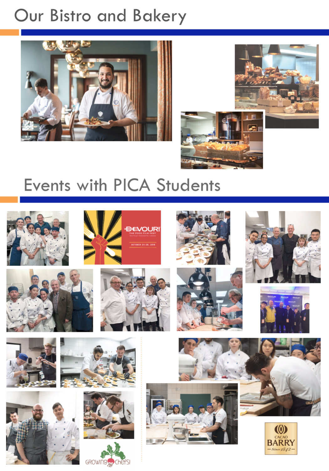 PICA Bistro Bakery Events